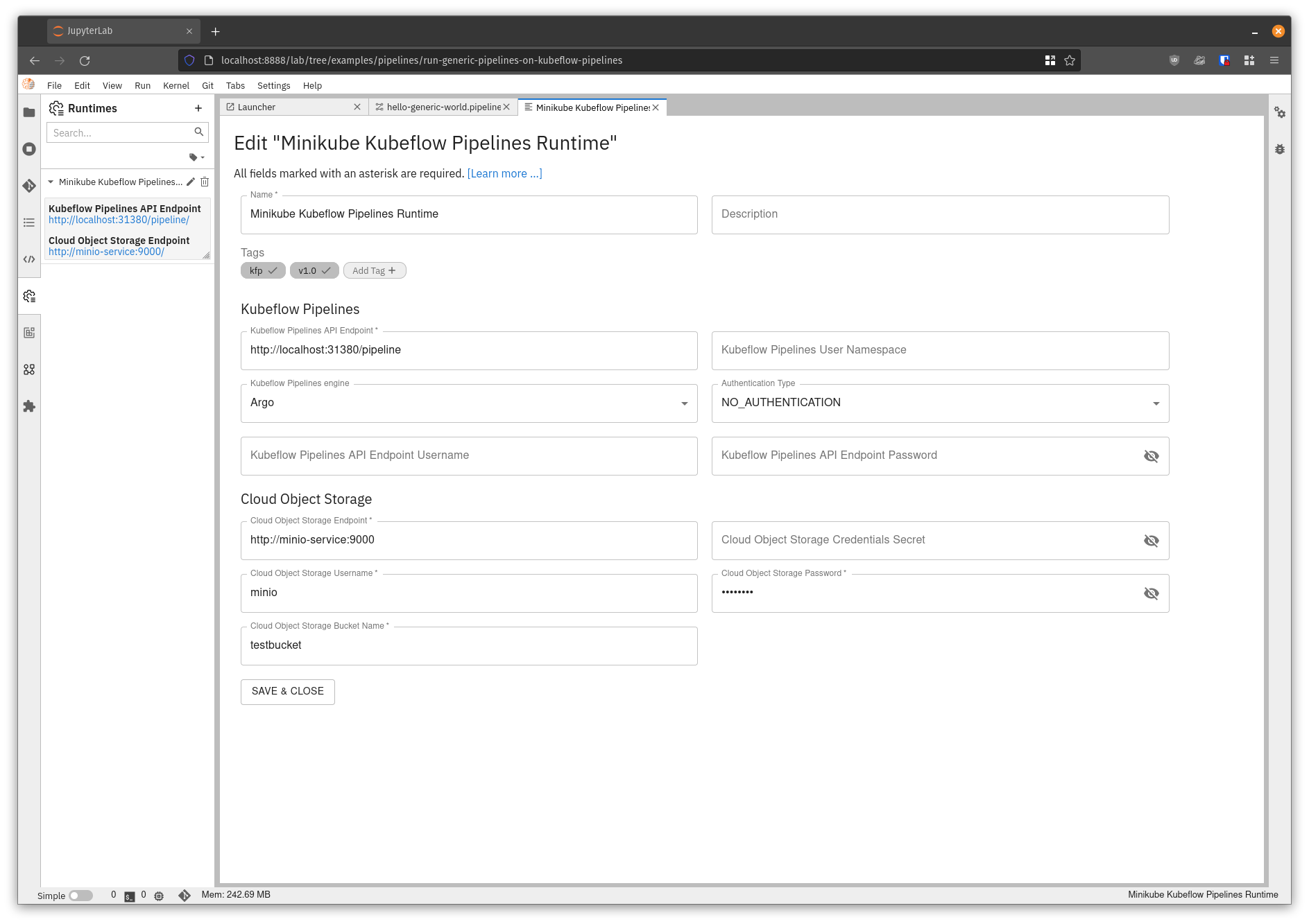 Jupyter Lab UI